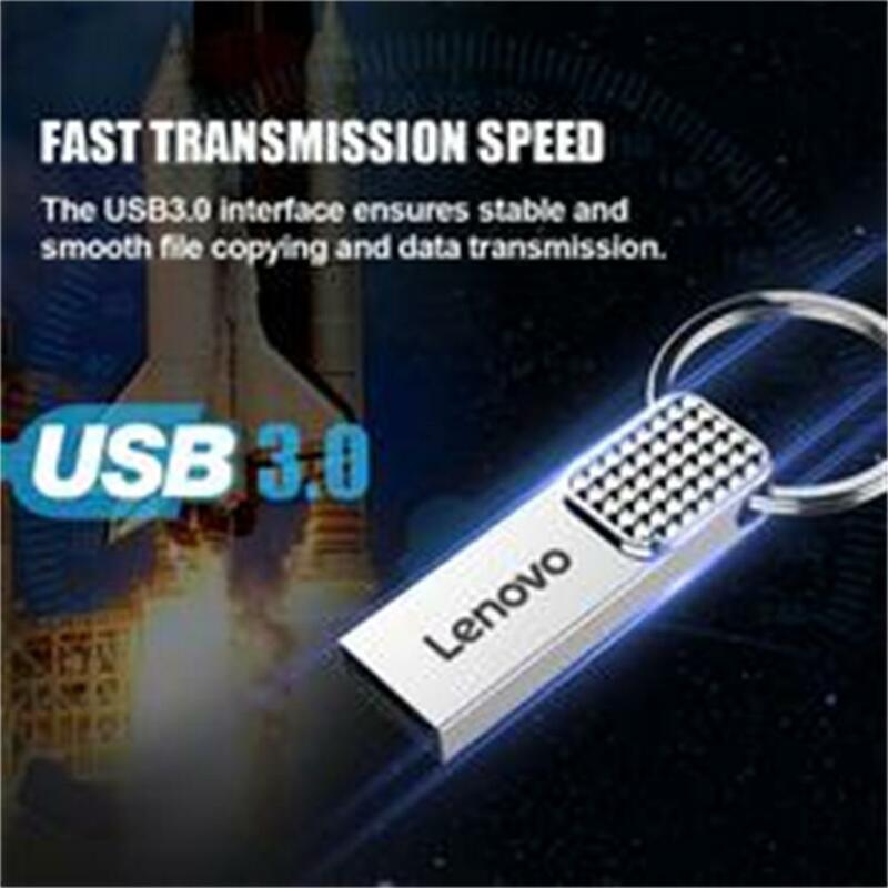 لينوفو-OTG معدن USB 3.0 القلم محرك ، عالية السرعة بندريف ، محرك فلاش صغير ، عصا الذاكرة ، نوع C ، 1 تيرا بايت-64GB ، 2 تيرا بايت