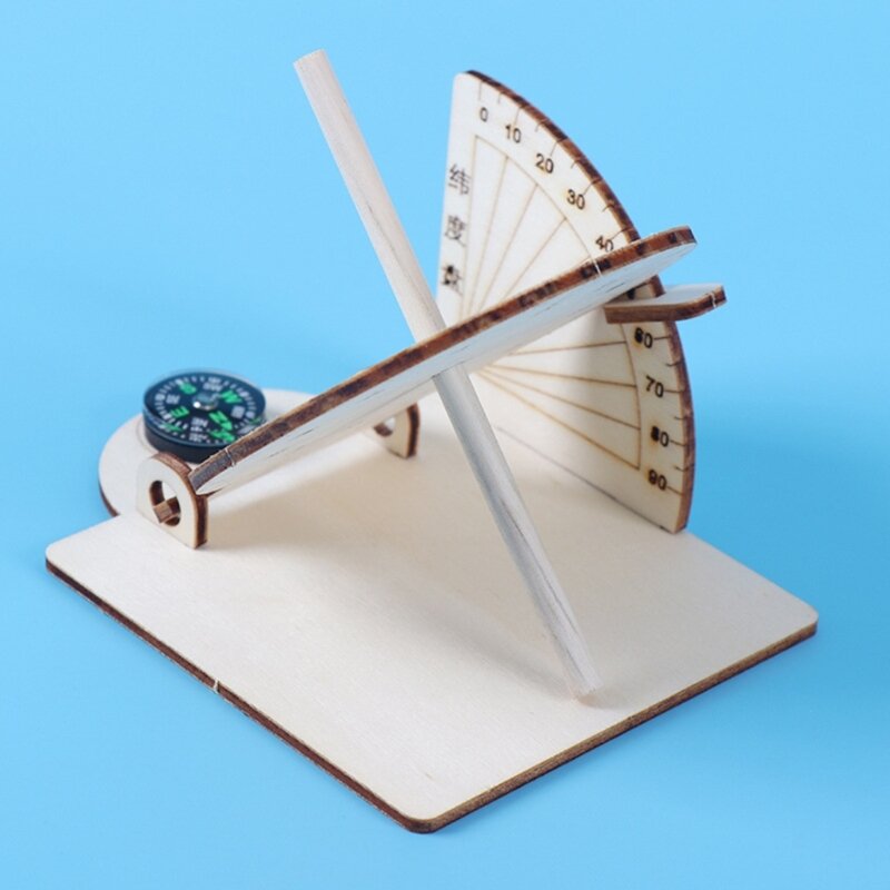 نموذج علمي خشبي استوائي ، نماذج ساعة يدوية ، الحلي سطح المكتب ، لعبة تعليمية للمدرسة