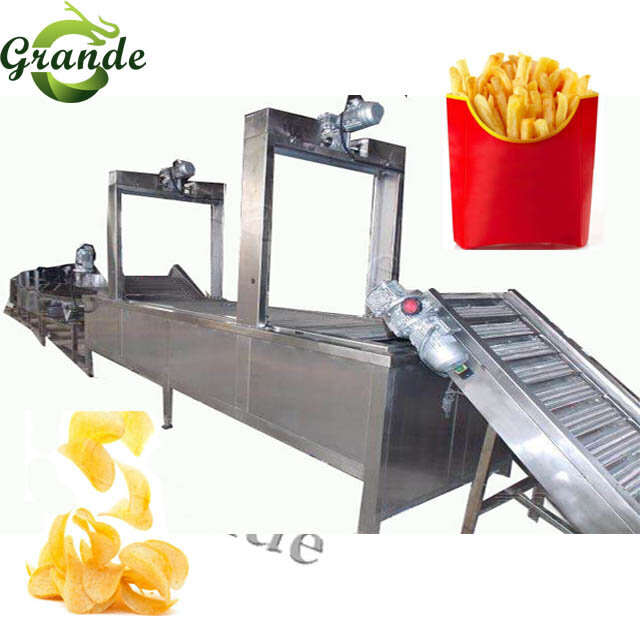 خط إنتاج صانع البطاطس ، معدات البطاطس المقلية المجمدة