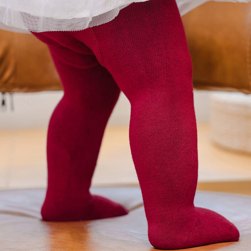 Suefunskry-الوليد مرونة الخصر جوارب طويلة ، سليم صالح الجوارب ، جوارب أحادية اللون للطفل الفتيات ، عادية يوميا