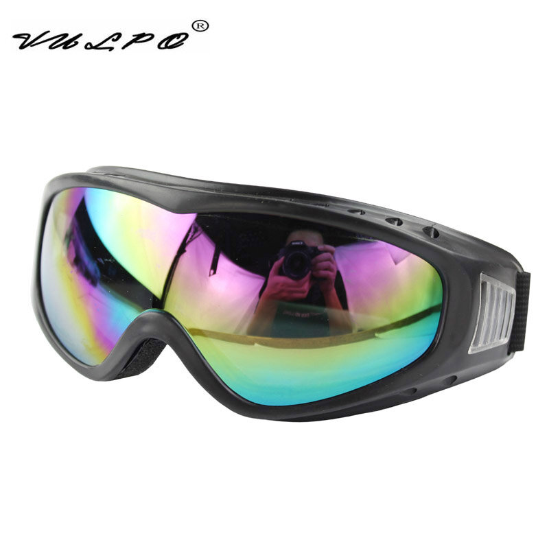 VULPO الرياضة في الهواء الطلق نظارات التزلج يندبروف مكافحة الضباب الغبار نظارات UV حماية الرياضة نظارات التزلج على الجليد سكيت نظارات