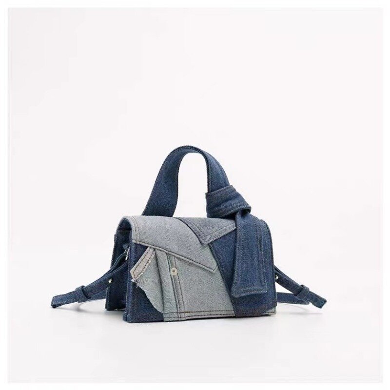 حقيبة يد جينز متقاطعة مع الجسم للنساء ، حقيبة كتف متعددة الاستخدامات ، حقيبة كاجوال راقية ، جديدة ، * *