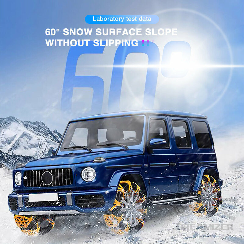 10 قطعة سلاسل الثلوج سيارة المضادة للانزلاق الإطارات سلاسل الجليد صالح للسيارات SUV/شاحنة العالمي المضادة للانزلاق جهاز الثلوج الهروب