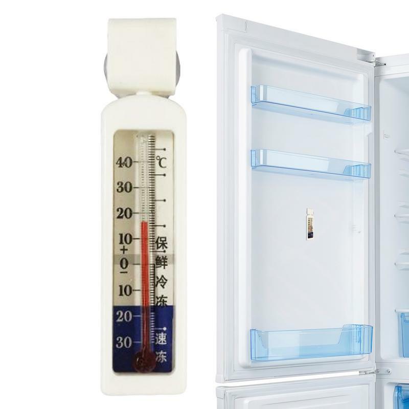 مقياس درجة حرارة الثلاجة ، فريزر رأسي مع كوب شفط ،-30 درجة ، نطاق-50 درجة ، مطبخ