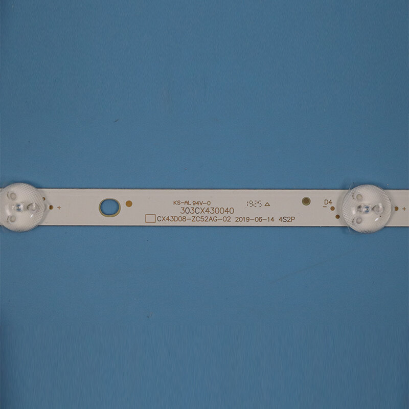 3 قطعة LED الخلفية قطاع ل SKYMASTER 43 "CX43D08-ZC52AG-02 4s2p MS-L3300 V2 800 مللي متر 1led = 6 فولت