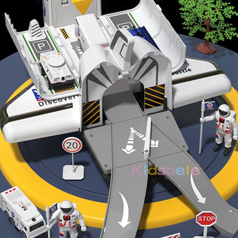 مكوك الفضاء نموذج محاكاة الجمود سيارة لعبة الطائرات الموسيقى مع لعبة خفيفة Diecasts الاطفال لعبة تعليمية هدية للبنين