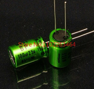 هذا الأصلي nichicon الصوت الكهربائية كهربائيا مكثف BP 100 فائق التوهج/25 فولت