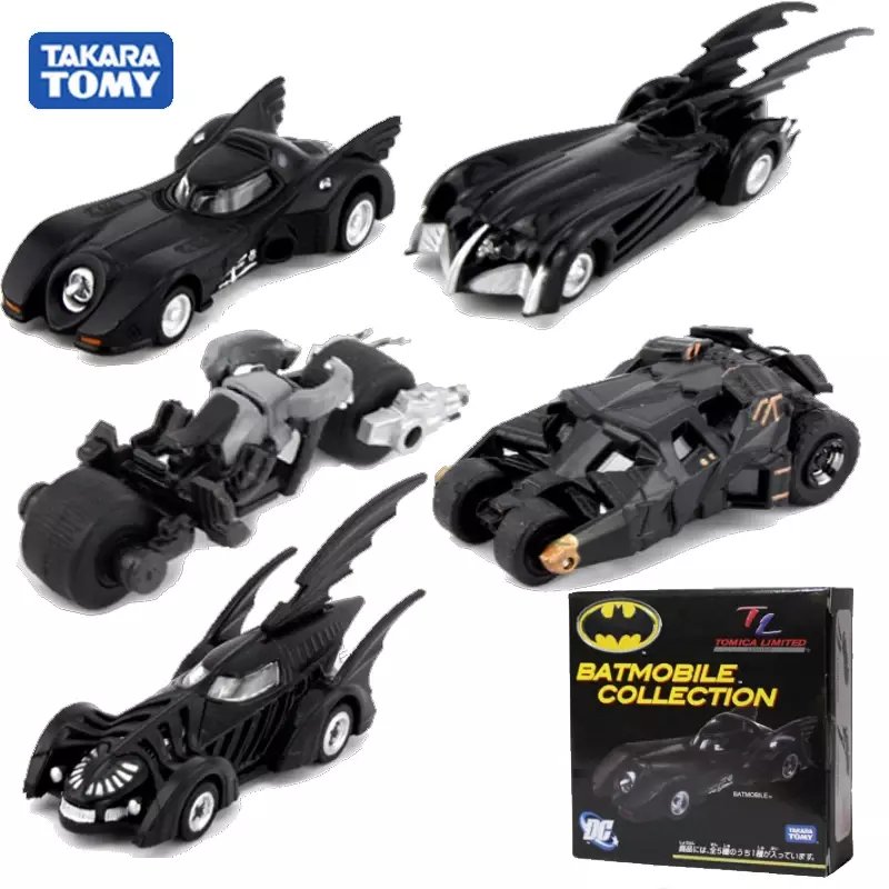 الأصلي توميكا سيارة Batmobile مجموعة Diecast 1/64 باتمان عربة طفل ألعاب للأولاد للأطفال تاكارا تومي هدية عيد ميلاد محدودة