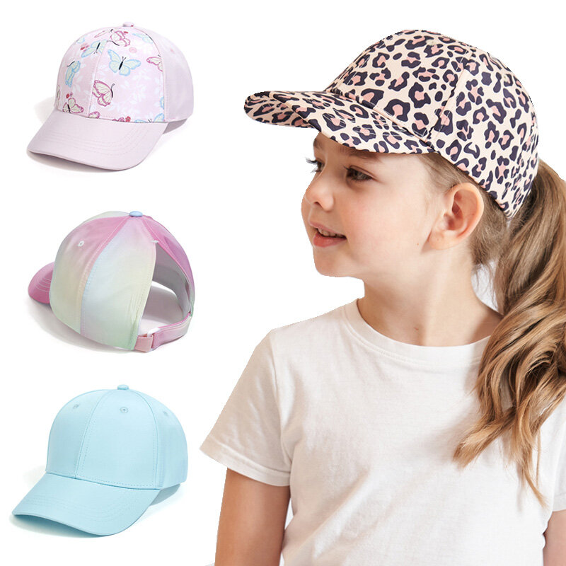 قبعات بيسبول للأم والأطفال ، قبعة شمس للبنات ، إكسسوارات صيفية ، رحلات رياضية ، قبعة قابلة للتعديل ، 53: 55: 56