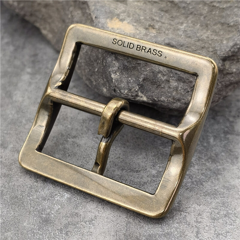 1PCS Retro Solid Brass Belt Buckles For Men Belt Waist Buckle For Belt DIY Accessories Leather Craft Men's Belt  Buckle BK0009