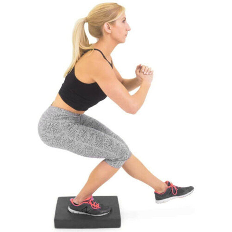 لينة التوازن وسادة اليوغا حصيرة رغوة ممارسة وسادة سميكة التوازن وسادة اللياقة البدنية التدريب اليوغا بناء الجسم بيلاتيس التوازن مجلس
