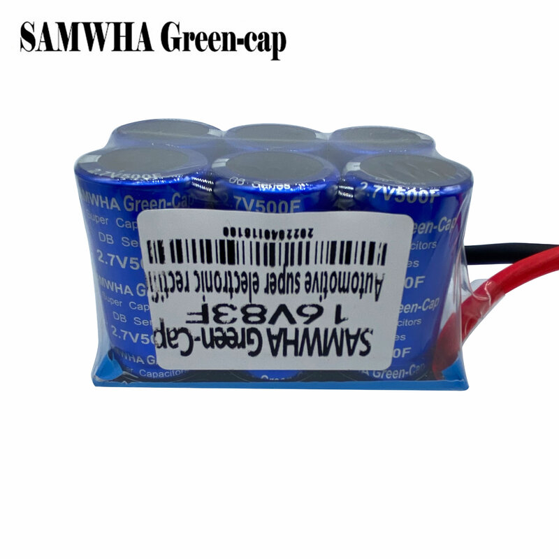 SAMWHA الأخضر-Cap 16V83F سوبر مكثف 2.7V500F سوبر مكثف السيارات مكثف مع لوحة حماية الجهد