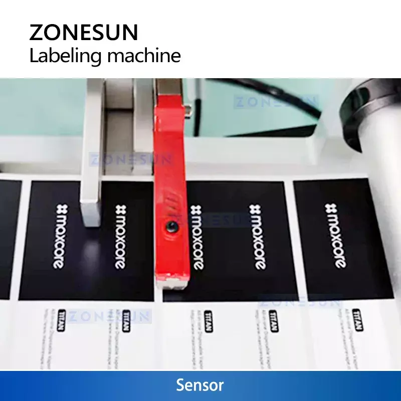 ZONESUN-آلة وضع العلامات شبه الأوتوماتيكية ، قضيب التسمية ، تصميم مخصص ، الأسطح المسطحة ، الشائكة ، ZS-TB105F
