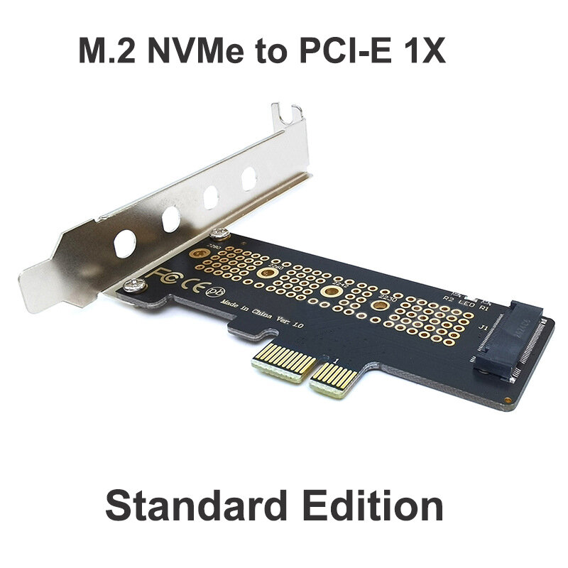 M.2 NVME SSD to PCIe 4.0 بطاقة مهايئ ، 64Gbps ، M-Key ، PCIe4.0 ، X1 ، X4 ، سطح المكتب ، الكمبيوتر ، PCI-E GEN4 ، السرعة الكاملة