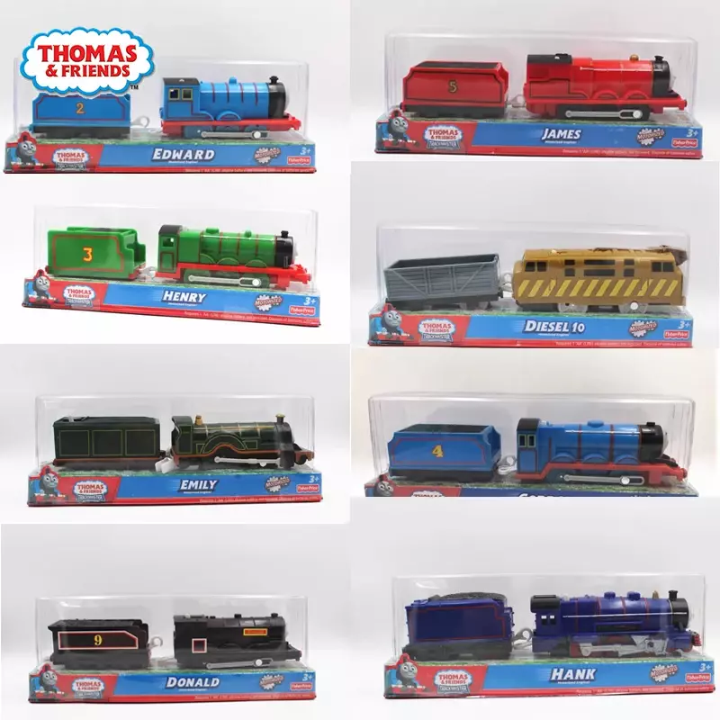ألعاب قطار توماس آند فريندز تراكماستر للأطفال ، Diecast 1: 64 سيارة ، فيكتور ، بن بيل ، جيمس ، غوردون ، إدوارد ، هدية للأولاد