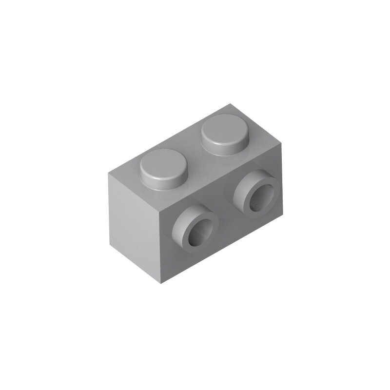 أجزاء بناء طرف ثالث ، متوافقة مع الطوب ، معدلة 1 × 2 مع ترصيع على الجانب ، من من من من من من من قطعة البناء