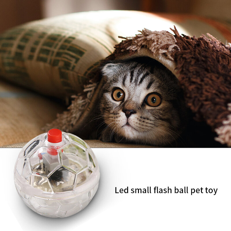 3 قطعة القط ضوء يعمل بالحركة حتى التفاعلية فلاش الكرة شبح بطارية صغيرة تعمل بالطاقة خوارق المعدات المحمولة Led هدية لعبة الحيوانات الأليفة