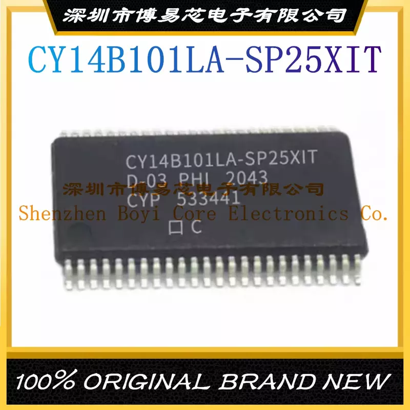 CY14B101LA-SP25XIT حزمة TSSOP-48 جديد الأصلي حقيقي ثابت الوصول العشوائي ذاكرة IC رقاقة (SRAM)