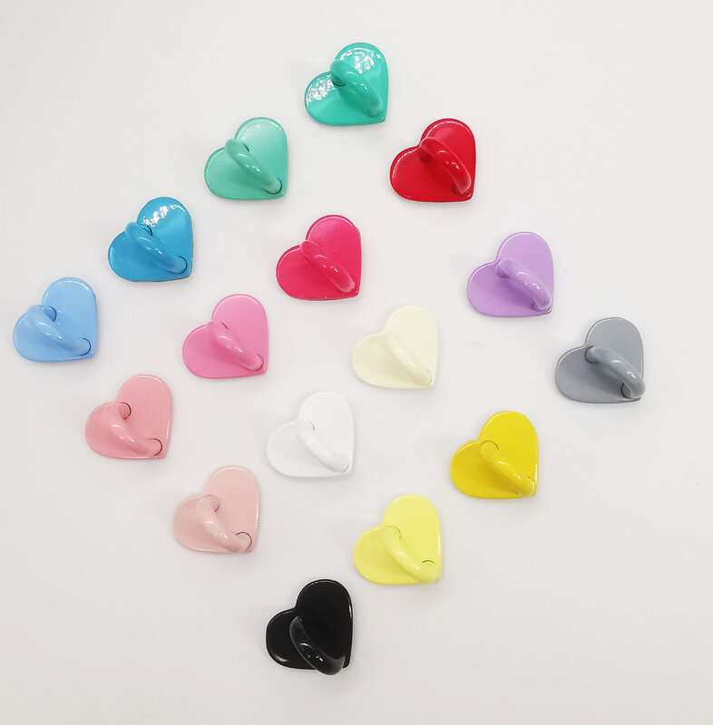 9 مختلفة ملونة سبيكة معدنية الهاتف هوك القلب عصا على السائبة Kpop لسحر