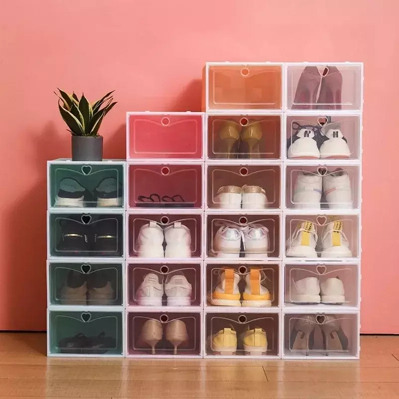 صندوق تخزين شفاف لأحذية الأطفال ، غرفة واحدة ، صندوق تخزين للأحذية الرياضية ، المنزل ، ص. ب