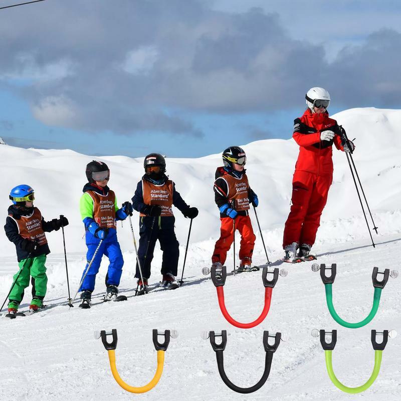 موصل طرف التزلج للأطفال ، موصل على الجليد ، مقاطع التزلج ، مدرب ، سهل ، الثلج ، أدوات التدريب ، إسفين طرف التزلج ، الشتاء