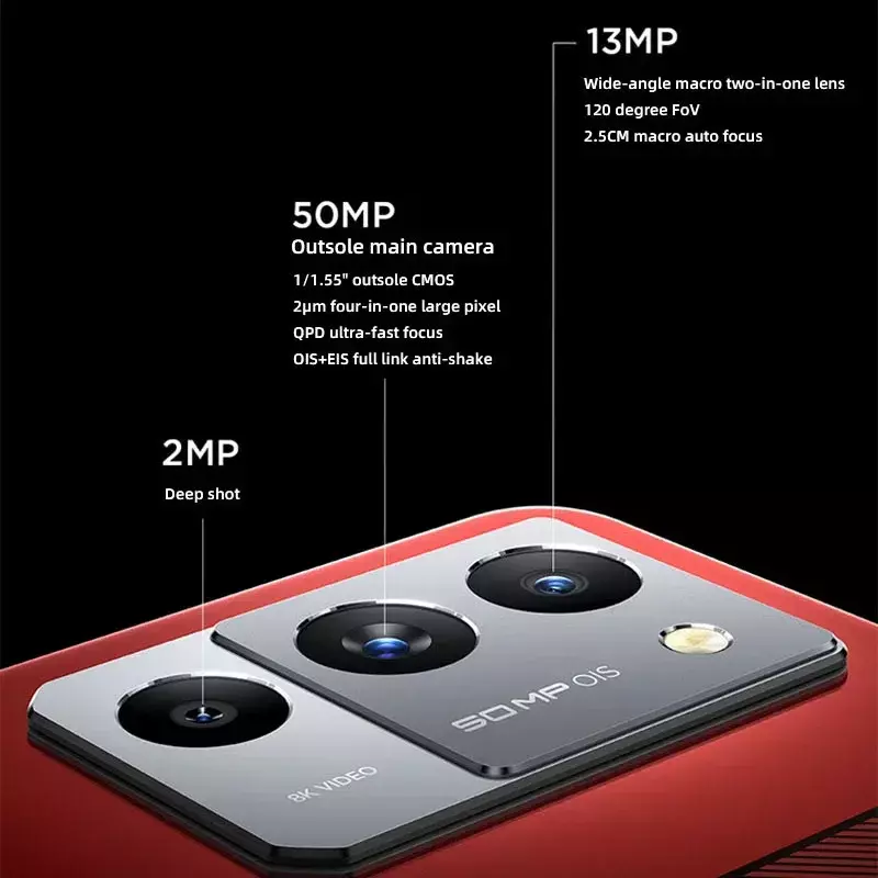 الهاتف الذكي لينوفو ليجيون Y70 للألعاب مقاس 6.67 بوصة وoled 144 هرتز ، سنابدراجون 8 + Gen1 ، كاميرا ثلاثية 50 ميجابكسل ، 68 واط ، البرامج الثابتة الأصلية NFC للشحن