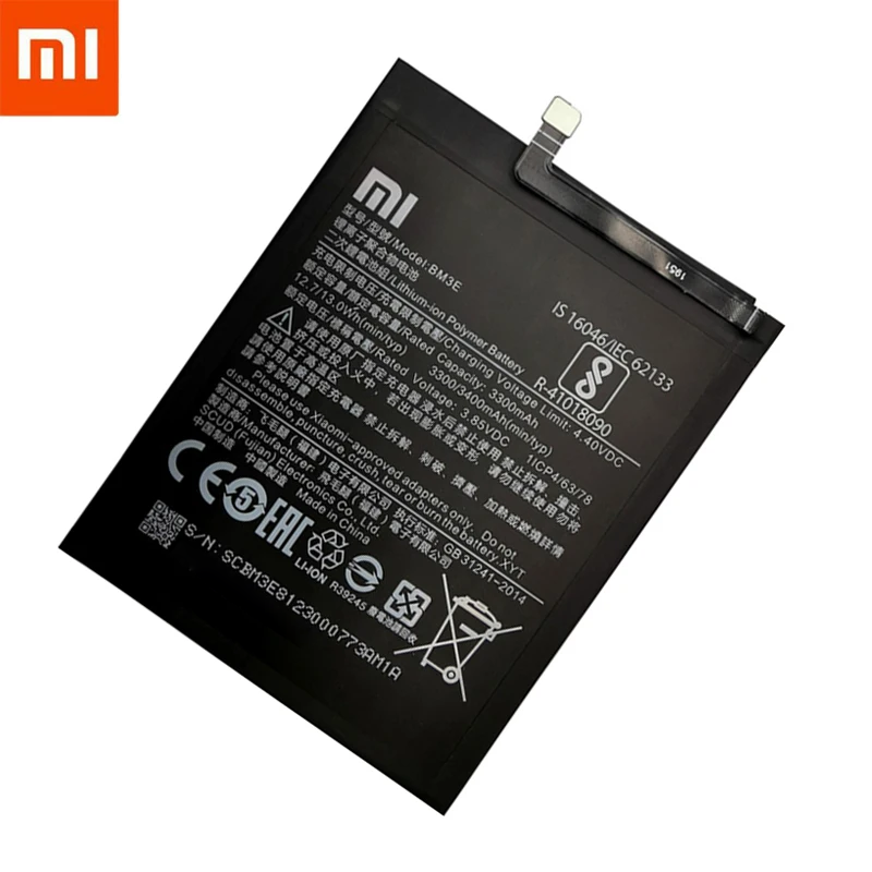 Xiaomi-بطارية هاتف أصلية لـ Xiaomi Mi 8 و Mi8 و M8 ، بطارية بديلة عالية الجودة ، أدوات وملصقات مجانية ، حقيقي ، mAh ، BM3E