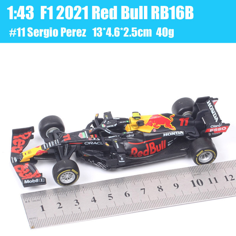 1/43 مقياس 2022 BBurago المتسابق ريدبول RB18 RB16B RB13 W13 E W07 F1-75 SF70H MCL36 ألفا C42 نموذج سيارة صيغة سباق السيارات لعبة