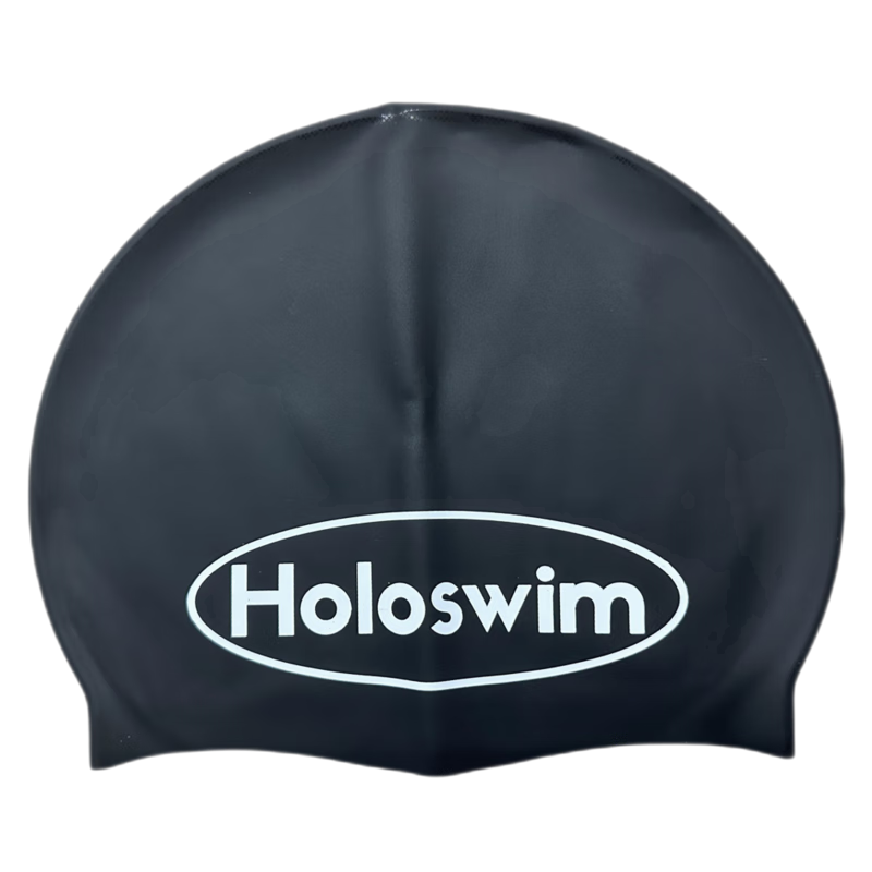 قبعة سباحة سيليكون مقاومة للماء للرجال والنساء ، شعر طويل ملون للبالغين ، قبعة رياضية عالية المرونة ، قبعة حمام سباحة للبالغين ، مقاس كبير