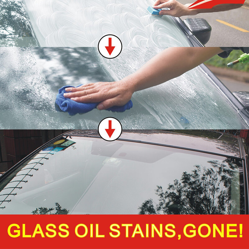 سيارة الزجاج تلميع الزجاج فيلم النفط إزالة لصق نظيفة البولندية لصق للحمام نافذة الزجاج الزجاج الأمامي غسيل السيارات