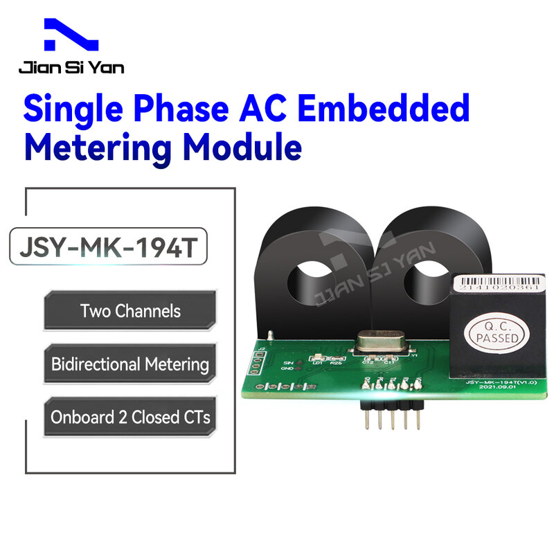 JSY-مرحلة واحدة ناقل ثنائي القناة modtl مستشعرات تيار الجهد ، قياس الطاقة لجهاز توجيه الطاقة الشمسية ، MK