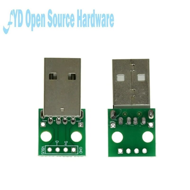 10 قطعة مايكرو MINI5P type-c USB إلى Dip أنثى B-نوع مربع واجهة الطابعة مايك PCB محول اندلاع محول