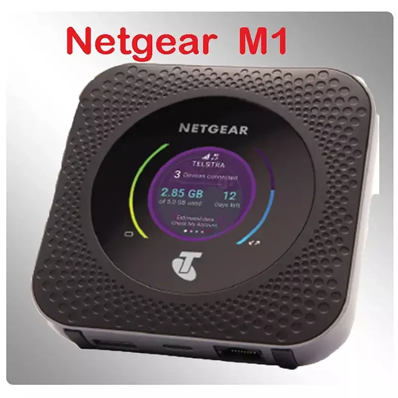 جهاز توجيه ليلي m1 netgear nighthawk أصلي مفتوح ، 4g/lan gigabit ، rj45 lte ، مع فتحة لبطاقة sim