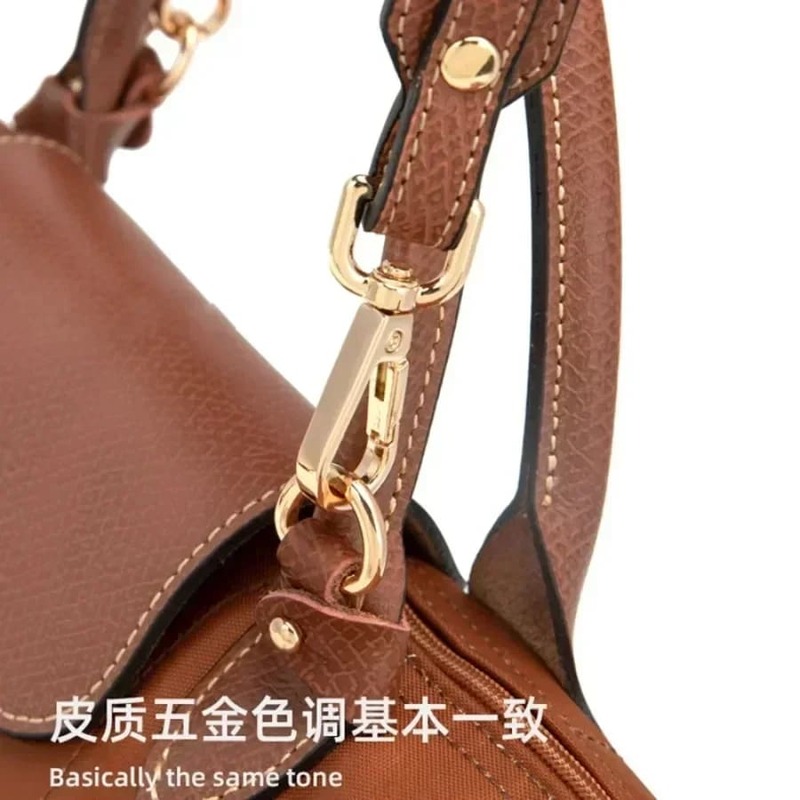 حزام الكتف قابل للتعديل ل Longchamp ، حقيبة جلدية حقيقية ، مقبض قصير صغير ، تعديل حزام رسول ، جديد