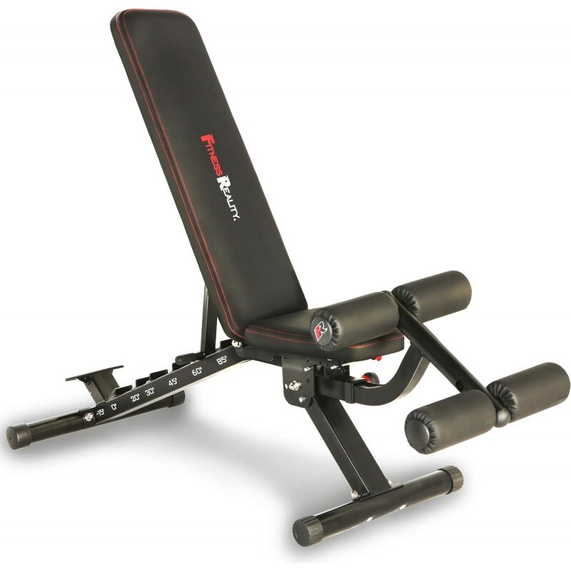 ضغط مقعد قابل للتعديل للوزن وممارسة التمارين الرياضية ، واقع اللياقة البدنية ، سوبر ماكس XL ، قوة انحدار الميل Trainin ،