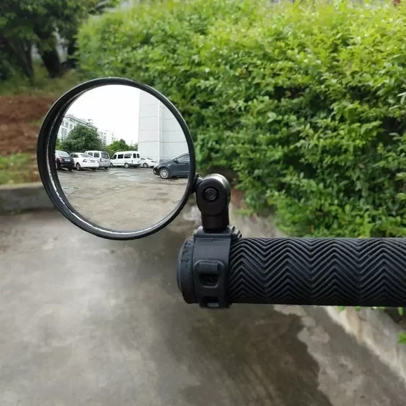 ملحقات الدراجات مرآة المقود مرآة الرؤية الخلفية للدراجات النارية دراجة نارية 360 دوران قابل للتعديل للدراجات ركوب الدراجات مرآة