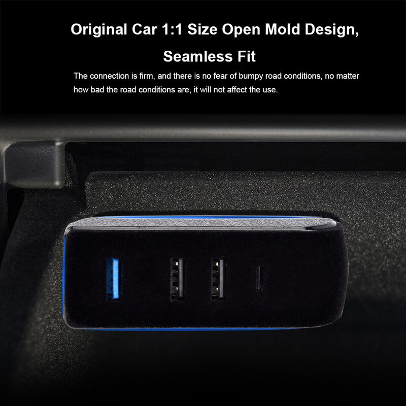 اكسسوارات تسلا موديل Y 2023 محور تحويلة USB محطة إرساء ذكية لطراز تسلا 3 اكسسوارات السيارات