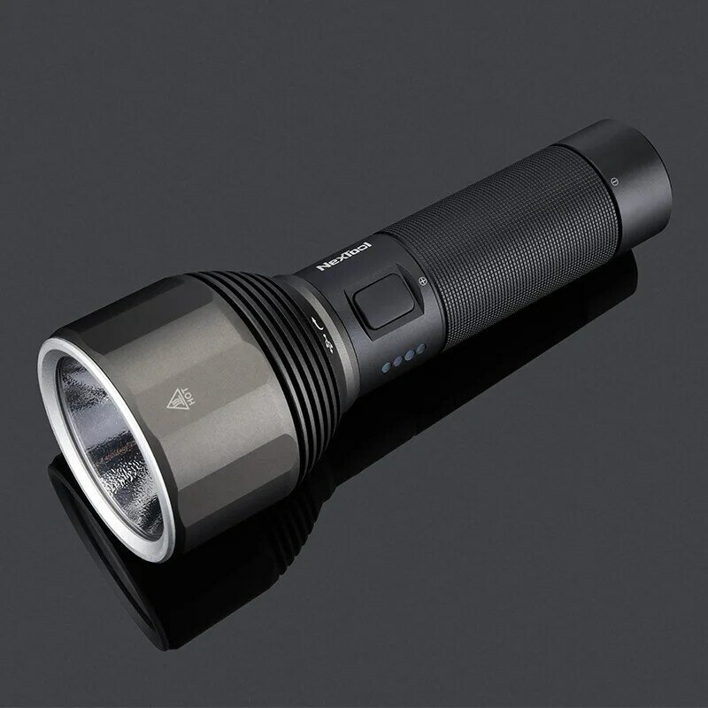 NexTool مصباح يدوي قابل لإعادة الشحن 5000mAh 2000lm 380m 5 طرق IPX7 أضواء LED مقاومة للماء Type-C التخييم في الهواء الطلق البحث الشعلة