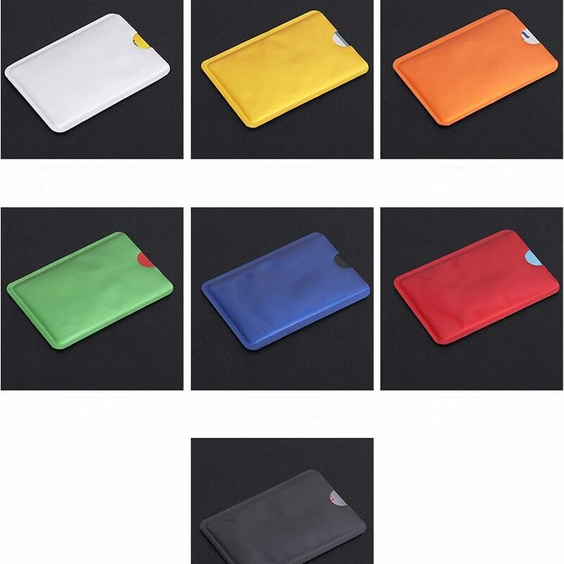 10pcs Anti-magnetic Credit Bank Card Cover Case Protector Aluminum Foil Anti-Scan Card Sleeve Holder Access Control Card Keeper