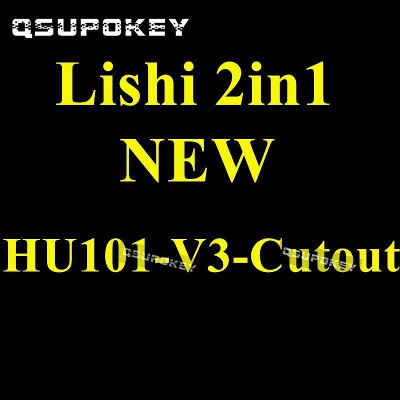 Lishi-Cutout متوافق مع فولفو ولاند روفر ، قفل باب مخفي ، HU101 ، V.3 ، 2in 1 ، أصلي ، جديد