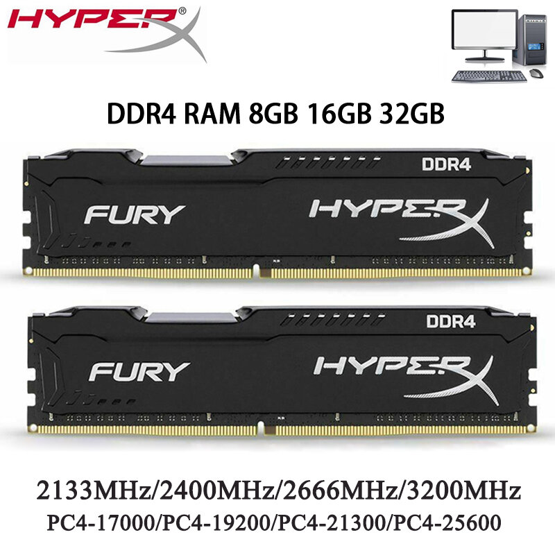 DDR4 ميموريال RAM 8GB 16GB 32GB 3200MHz 3600MHz 2400 2133 2666MHz ذاكرة عشوائيّة للحاسوب المكتبي DIMM جهاز كمبيوتر شخصي 288 دبابيس RAM DDR4 الذاكرة وحدة