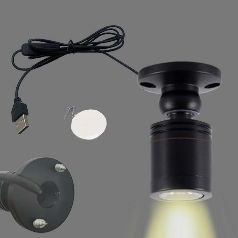 أضواء أرضية LED داخلية تعمل بمنفذ USB ، أضواء كاشفة صغيرة للمجوهرات ، أضواء معتمة للنباتات ، أضواء تركيز صغيرة