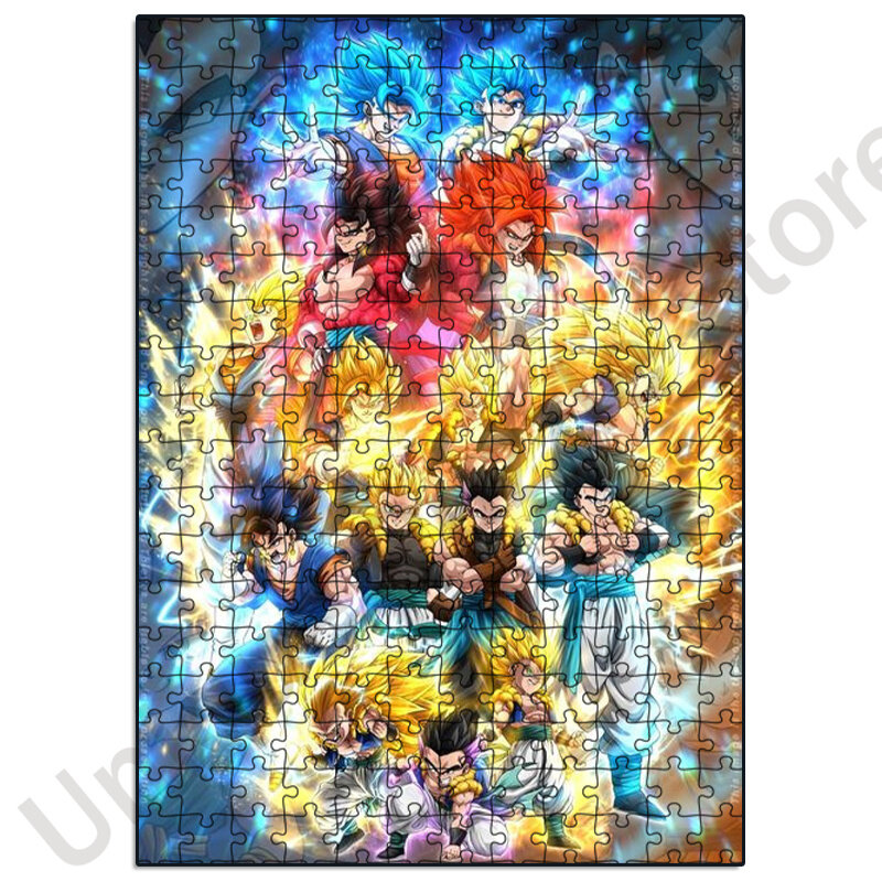 Dragon Ball Guku Jigsaw Puzzle 300/500/1000 Pcs Assembling Picture Decompression Puzzles Toy for Adult Children Educational Gift