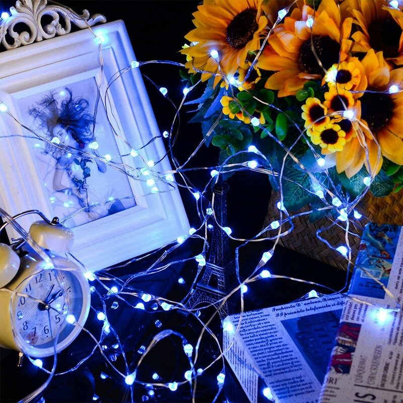 سلسلة أضواء على شكل زجاجة النبيذ LED ، ديكور الحفلات ، ديكور عيد الحب ، رومانسي ، 3 أمتار ، 30 مصباح