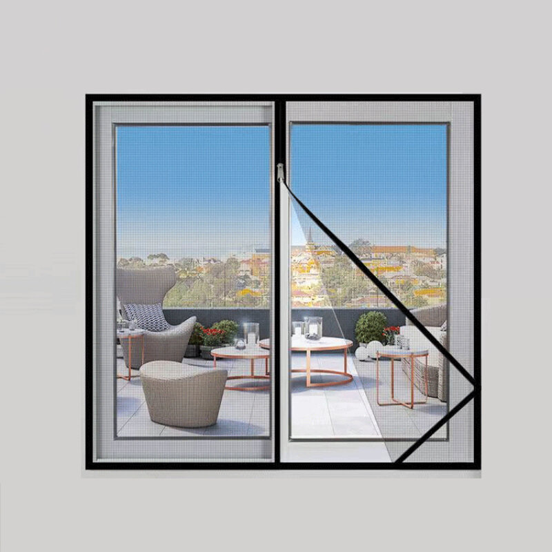 شاشة مقاومة البعوض ، نافذة شبكة ، نافذة ذاتية اللصق ناموسية ، سستة نوع نافذة الشاشة المنزلية