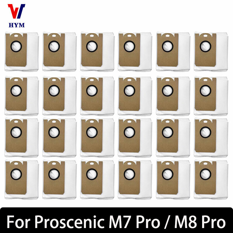 ملحقات كيس الغبار ل Proscenic M7 Pro و M8 Pro ، مكنسة كهربائية روبوت ، حقيبة جمع الغبار ، سعة كبيرة ، أكياس قماش 2.5 لتر