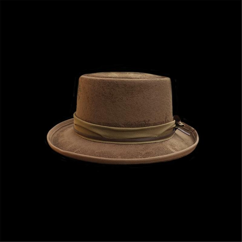 قبعات رعاة البقر للعب الأدوار، قبعة فيدوراس من الصوف، قبعة مهرجان الموسيقى، قبعة تنكرية