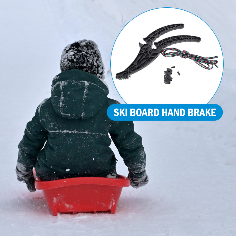 لوحة التزلج رافعة فرامل يدوية ، مقبض مانع للانزلاق ، إكسسوارات الثلج ، ملحق التزلج