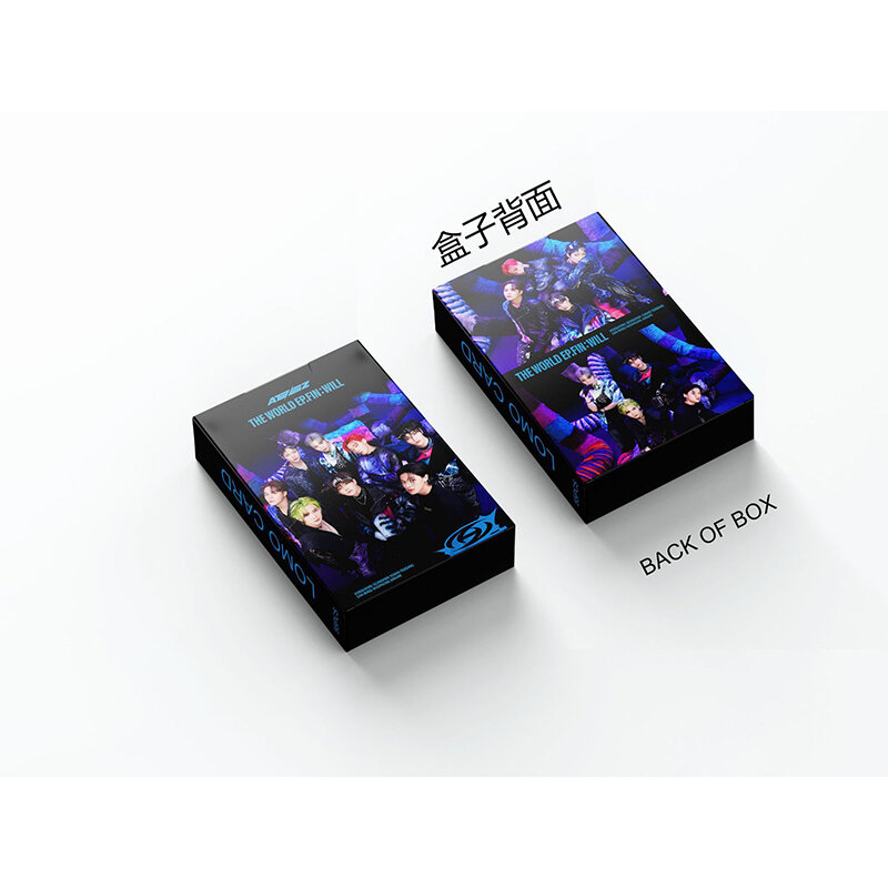 55 قطعة/المجموعة/المجموعة Kpop ATEEZ Lomo بطاقات العالم EP.1: حركة العصابات فوتوكروت عالية الجودة الوافدين الجدد