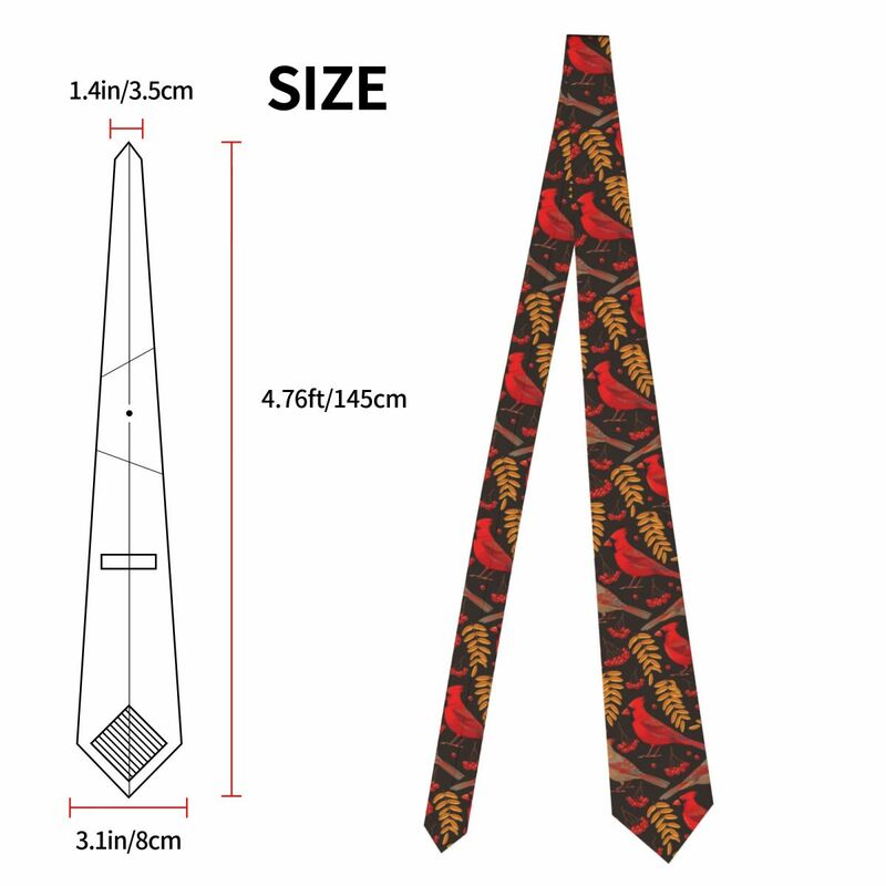 كاردين التوت والأوراق التعادل للرجال والنساء ، ربطة العنق ، اكسسوارات الملابس ، الأصلي